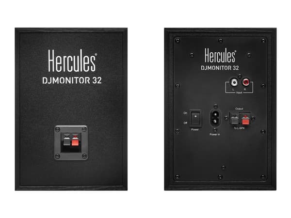 Hercules DJ Monitor 32 - Bildskärmshögtalare - 30 Watt (Total) - 2-vägs