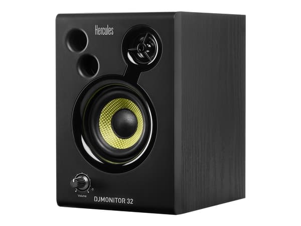 Hercules DJ Monitor 32 - Bildskärmshögtalare - 30 Watt (Total) - 2-vägs Svart