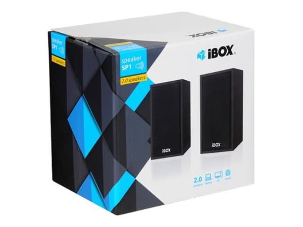 iBOX SP1 - Högtalare - för persondator - 10 Watt (Total) - svart