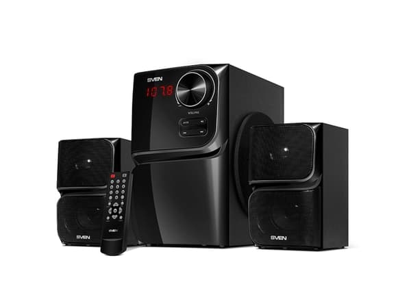SVEN MS-305, 2.1 kanavaa, 40 W, Universaali, Musta, MDF-levy, IR