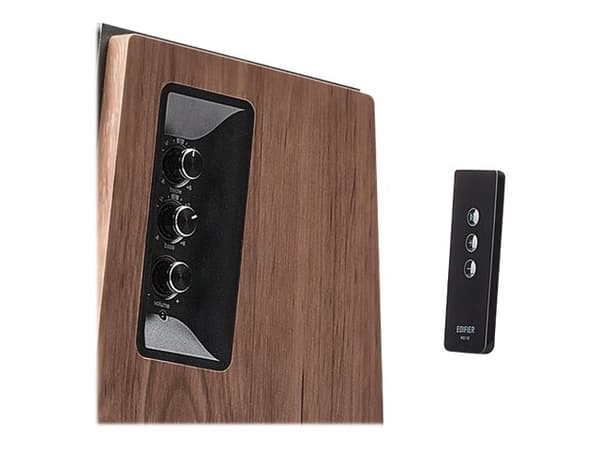 Edifier Studio R1600TIII - Högtalare - bokhylla - 30 Watt - 2-vägs - grå, trämönster
