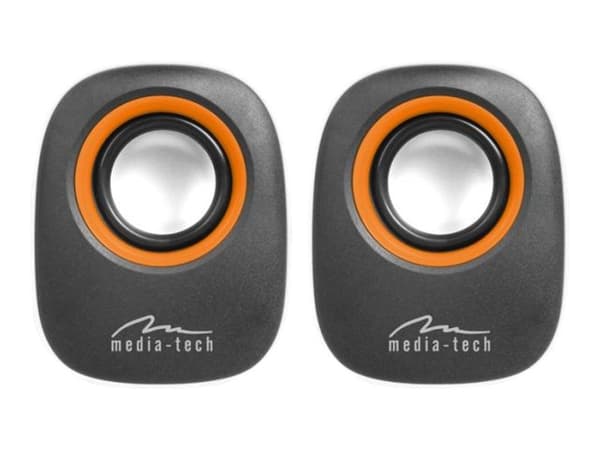 Media-Tech IBO MT3137W - Högtalare - för persondator - 6 Watt (Total) - vit