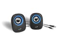 Miniatyrbild 2 av 5: Genius SP-Q160, 2.0 kanaler, Kabel, 6 W, 150 - 20000 hz, 4 O, Svart, Blå