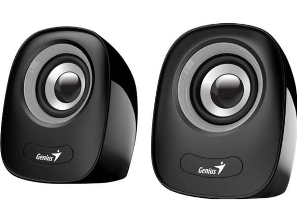 Genius Computer Technology SP-Q160, 1-suuntainen, 2.0 kanavaa, Langallinen, 6 W, 150 - 20000 Hz, Musta, Harmaa
