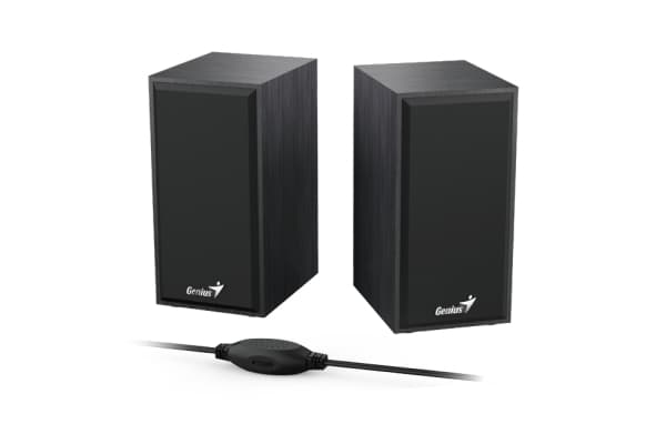 Genius SP-HF180, 2-vägs, 2.0 kanaler, Kabel, 6 W, 150 - 20000 hz, Svart