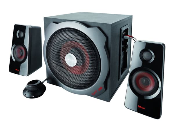 Trust GXT 38, 2.1 kanavaa, 60 W, PC, Musta, AC