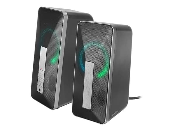 SPEEDLINK LAVEL - Högtalare - för persondator - trådlös - Bluetooth - 20 Watt (Total) - svart
