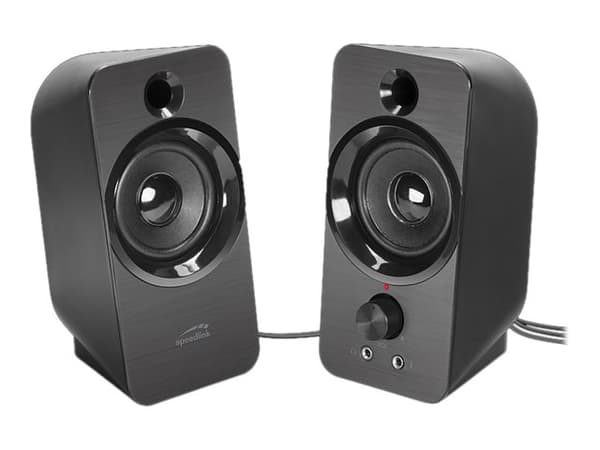 SPEEDLINK DAROC, 2.0 kanavaa, Langallinen, 6 W, 150 - 20000 Hz, 4 O, Musta