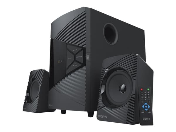Creative SBS E2500 - Högtalarsystem - för persondator - 2.1-kanals - Bluetooth - 30 Watt (Total) - svart