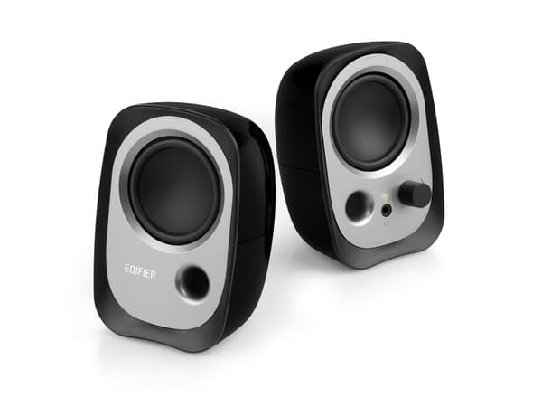 Edifier R12U, 2.0 kanavaa, Langallinen, 4 W, 30 - 20000 Hz, Musta, Harmaa