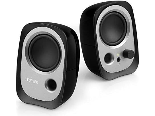 Edifier R12U, 2.0 kanavaa, Langallinen, 4 W, 30 - 20000 Hz, Musta, Harmaa