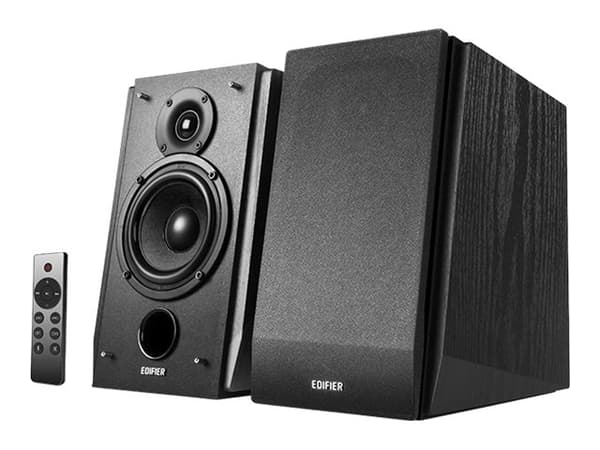 Edifier R1855DB - Högtalare - för PC-hembio - trådlös - Bluetooth 5.1 - 70 Watt - 2-vägs - svart