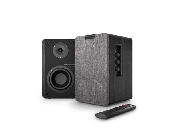 Energy Sistem Studio Monitor 4 Hi Fi, 2-suuntainen, 2.0 kanavaa, Langallinen & langaton, 50 W, 50 - 18000 Hz, Harmaa, Puu