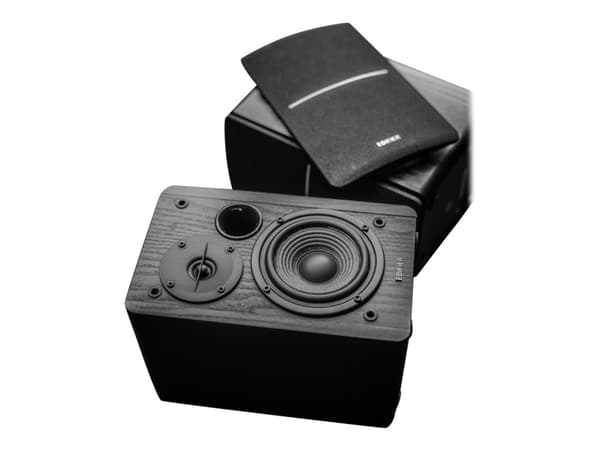 Edifier R1280DB - Högtalare - bokhylla - trådlös - Bluetooth - 21 Watt - 2-vägs - svart