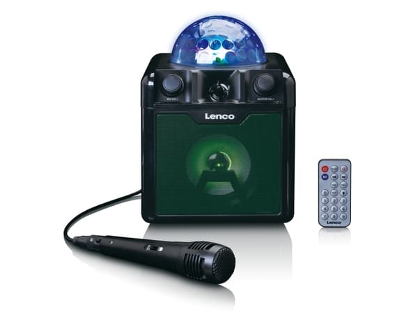 Lenco BTC-055BK, 1-vägs, 1.0 kanaler, Kabel & Trådlös, 8 W, Svart