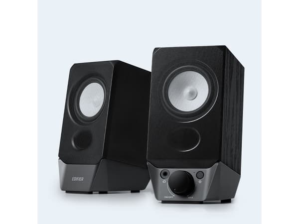 Edifier R19BT, 4 W, Universell, Sort, USB, Ledning & Trådløs, 2 stykker