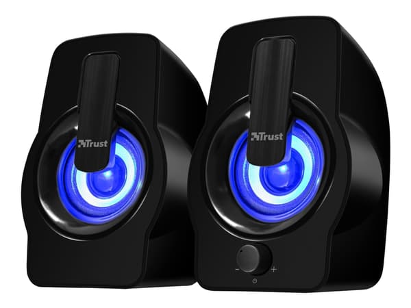 Trust Gemi RGB - kaiuttimet - PC:lle - 6 Watt (Yhteensä) - musta