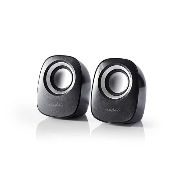 Nedis PC Kaiutin | 2.0 | 12 W | 3.5 mm uros | USB Virta | Äänenvoimakkuuden Säätö