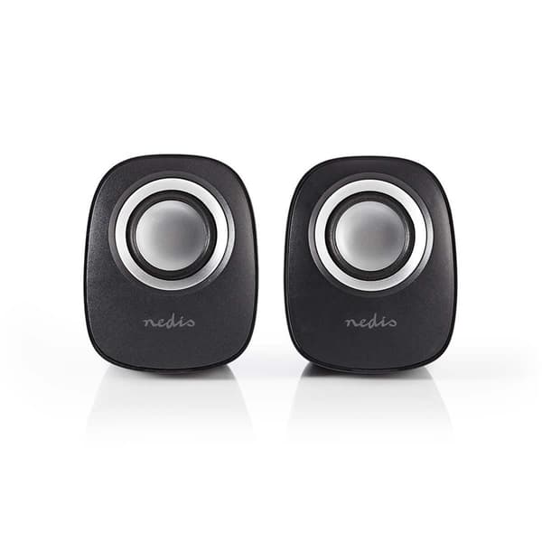 Nedis PC Kaiutin | 2.0 | 12 W | 3.5 mm uros | USB Virta | Äänenvoimakkuuden Säätö