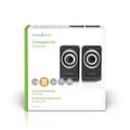 Pikkukuva 10 / 11: Nedis PC Kaiutin | 2.0 | 18 W | 3.5 mm uros | USB Virta | Äänenvoimakkuuden Säätö | Lähtöliitäntä