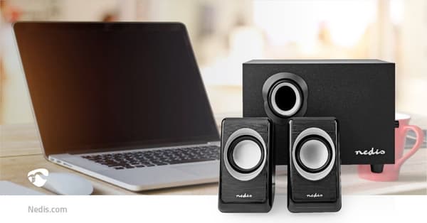 Nedis PC-högtalare | 2.1 | 33 W | 3.5 mm Hane | USB ström | Volymkontroll