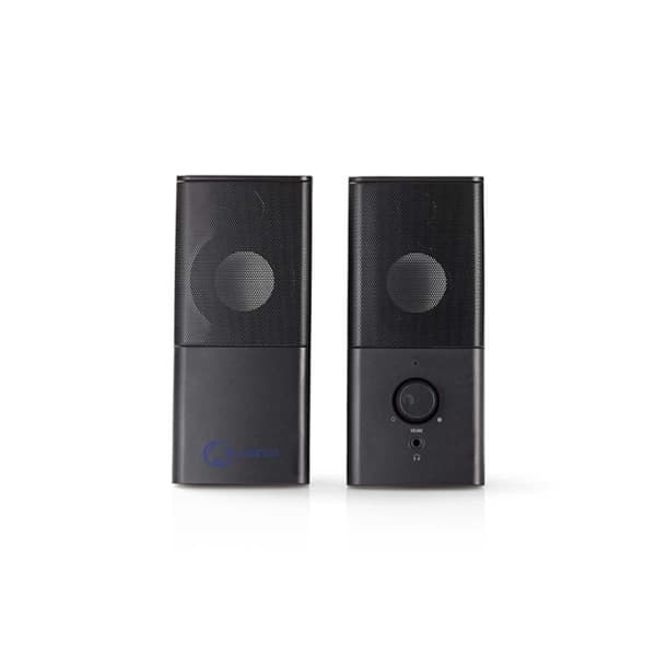 Nedis Gaming högtalare | Högtalarkanaler: 2.0 | USB ström | 3.5 mm Hane | 18 W | Utan Belysning | Volymkontroll | Anslutningsutgång: 1x 3,5 mm ljudutg