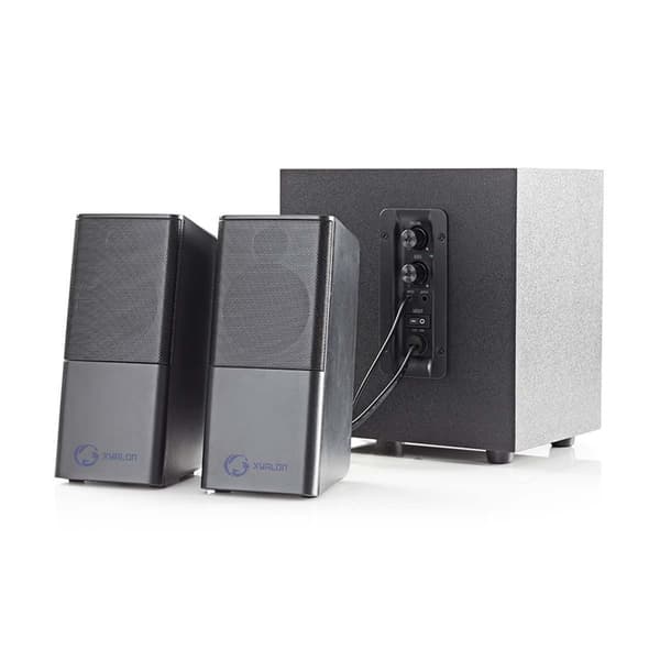 Nedis Gaming Højttaler | Højttalerkanaler: 2.1 | USB Drevet | 3.5 mm Hanstik | 30 W | Uden Belysning | Volumenkontrol