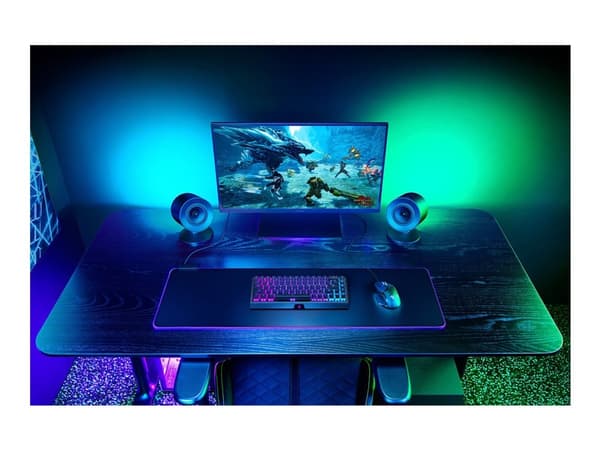 Razer Nommo V2, Koko alue, 2.1 kanavaa, Langallinen & langaton, 40 - 20000 Hz, Musta