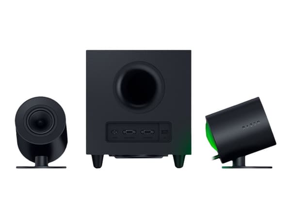 Razer Nommo V2, Koko alue, 2.1 kanavaa, Langallinen & langaton, 40 - 20000 Hz, Musta
