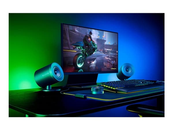 Razer Nommo V2 Pro, Koko alue, 2.1 kanavaa, Langallinen & langaton, 40 - 20000 Hz, Musta