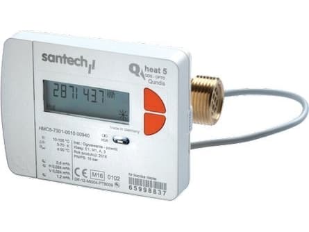 Santech Santech heat meter QHeat5 qp 0.6 m3/h DN15 - return QH50-000-00-0