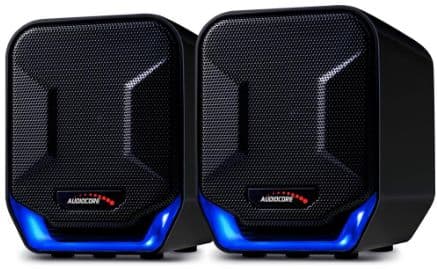 Audiocore AC865, 2-suuntainen, 2.0 kanavaa, Langallinen, 3 W, Musta
