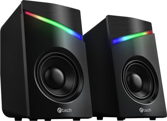 C-Tech datorhögtalare C-TECH högtalare SPK-15, 2.0, RGB, svart