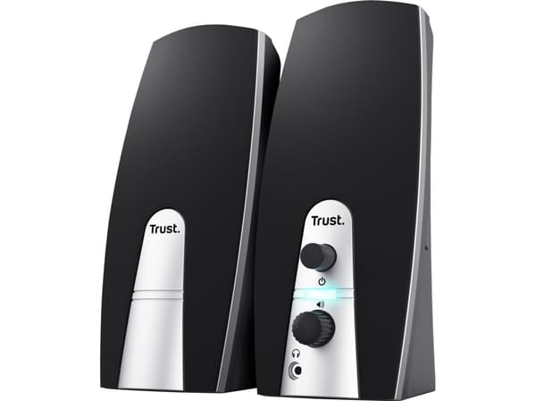 Trust - Högtalare - för persondator - USB - 5 Watt (Total) - svart