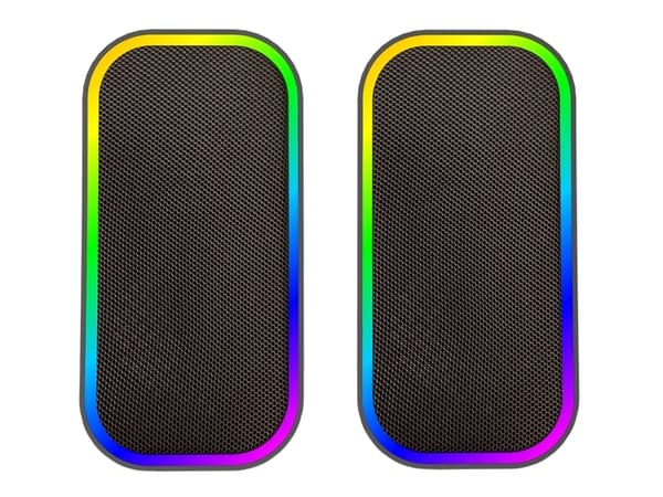 SPEEDLINK Token RGB - Høyttalere - for PC - 2.0-kanal - trådløs - Bluetooth - 3 watt - 6 watt (Total) - 2" - svart