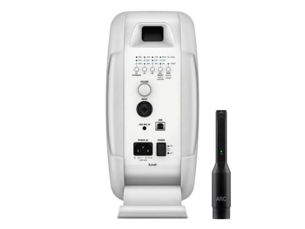 IK Multimedia iLoud MTM - Bildskärmshögtalare - 100 Watt - 2-vägs - vit