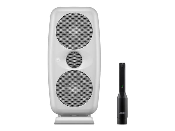 IK Multimedia iLoud MTM - Bildskärmshögtalare - 100 Watt - 2-vägs - vit