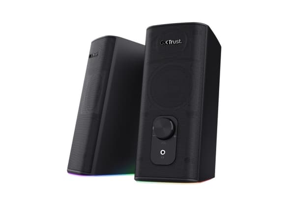 Trust GXT 612 CETIC - Högtalare - för persondator - 2.0-kanals - trådlös - Bluetooth - USB - 10 Watt (Total) - svart