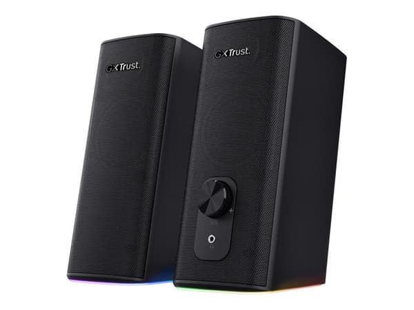 Trust GXT 612 CETIC - Högtalare - för persondator - 2.0-kanals - trådlös - Bluetooth - USB - 10 Watt (Total) - svart