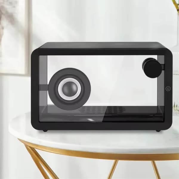 M8 Transparent Bluetooth-højttaler med RGB-lys HiFi-lyd Bass Subwoofer