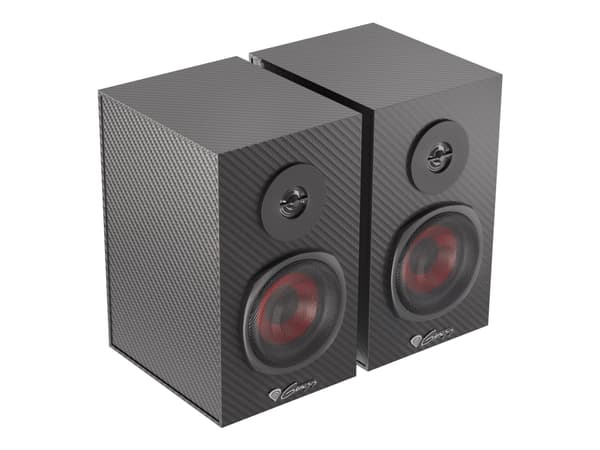 GENESIS Helium 200, 2.0 kanavaa, Langallinen, 10 W, 20 - 20000 Hz, Musta, Punainen