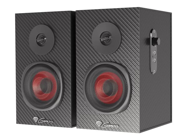 GENESIS Helium 200, 2.0 kanavaa, Langallinen, 10 W, 20 - 20000 Hz, Musta, Punainen