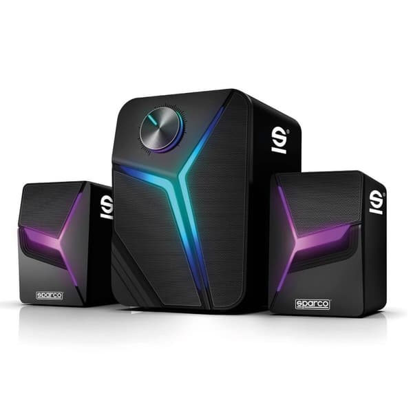 PC-højttalere Sparco SPSPEAKERSPRO Sort
