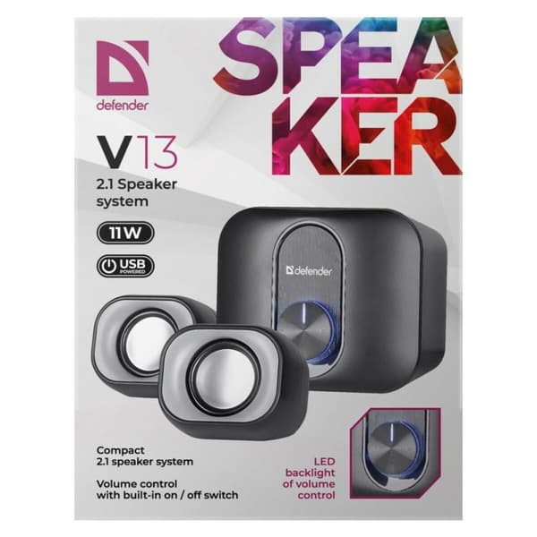 PC-højttalere Defender 65213 Sort 6 W 11 W