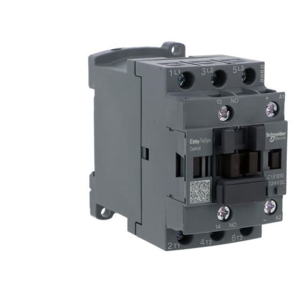 Kontakter - assimilert Schneider Effektkontakt Easy TeSys Control AC-3, 12 A, 3P (1 NO), spole 24 V DC LC1E1210BD