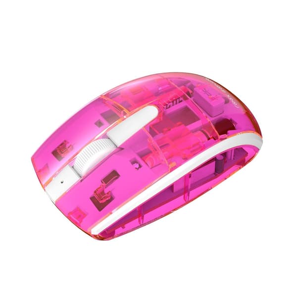 Rock Candy Wireless Mouse -  Pink Palooza Rosa, Transparent