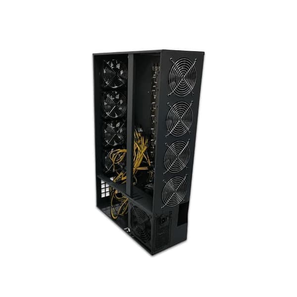 Mining Rig 8 GPU med B75 + G1610 + DDR3 8g + 120GB msata + CPU FAN + sak