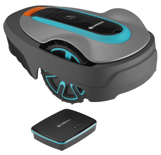 Gardena SILENO city 600 Robotic lawn mower Battery Blue, Grey