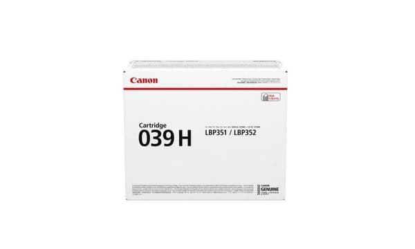 Canon originální toner CRG-039H Černý pro LBP351dn, LBP351x, LBP352dn
