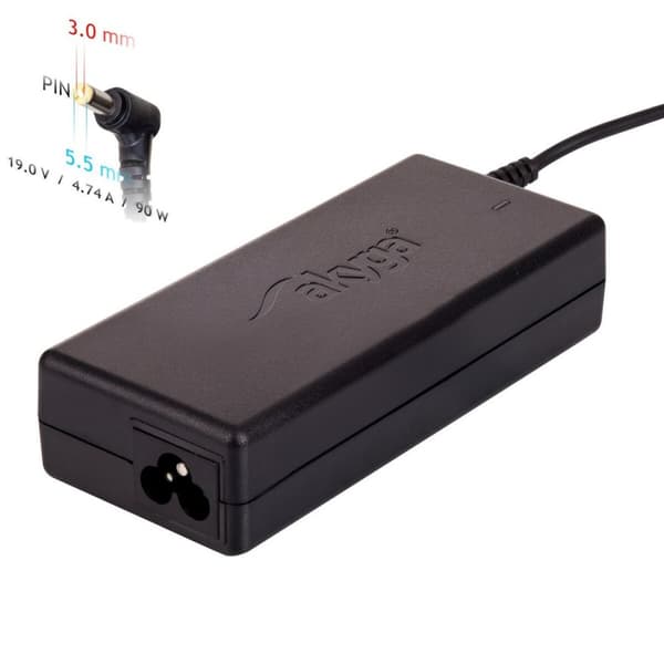 Laddare för bärbara datorer Akyga AK-ND-27 90 W - Effektiv laddare för bärbara datorer med 90 W effekt. Passar olika modeller.